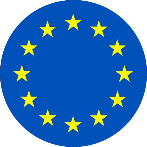 Circular logo of the European Union